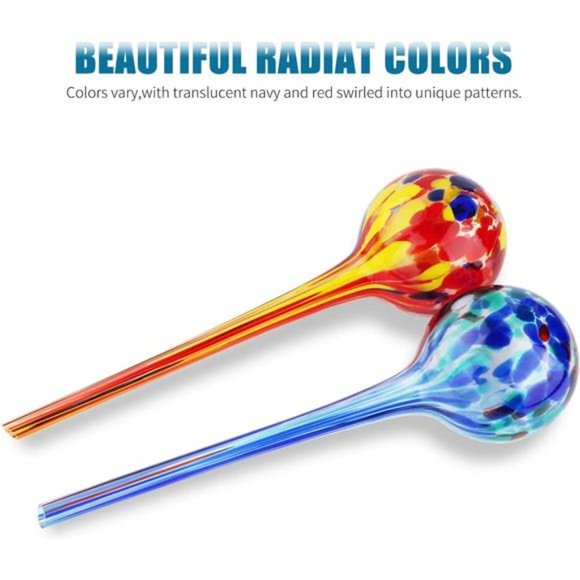 Plant Watering Globes, 2 Pieces Automatic Watering Bulbs with 2 Tags - Picture 5 of 8